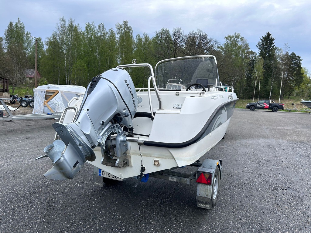 AMT 170R + Honda BF60 + Trailer